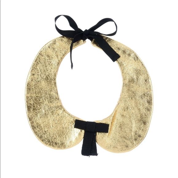 Dolce & Gabanna Gold Peterpan Poplin collar